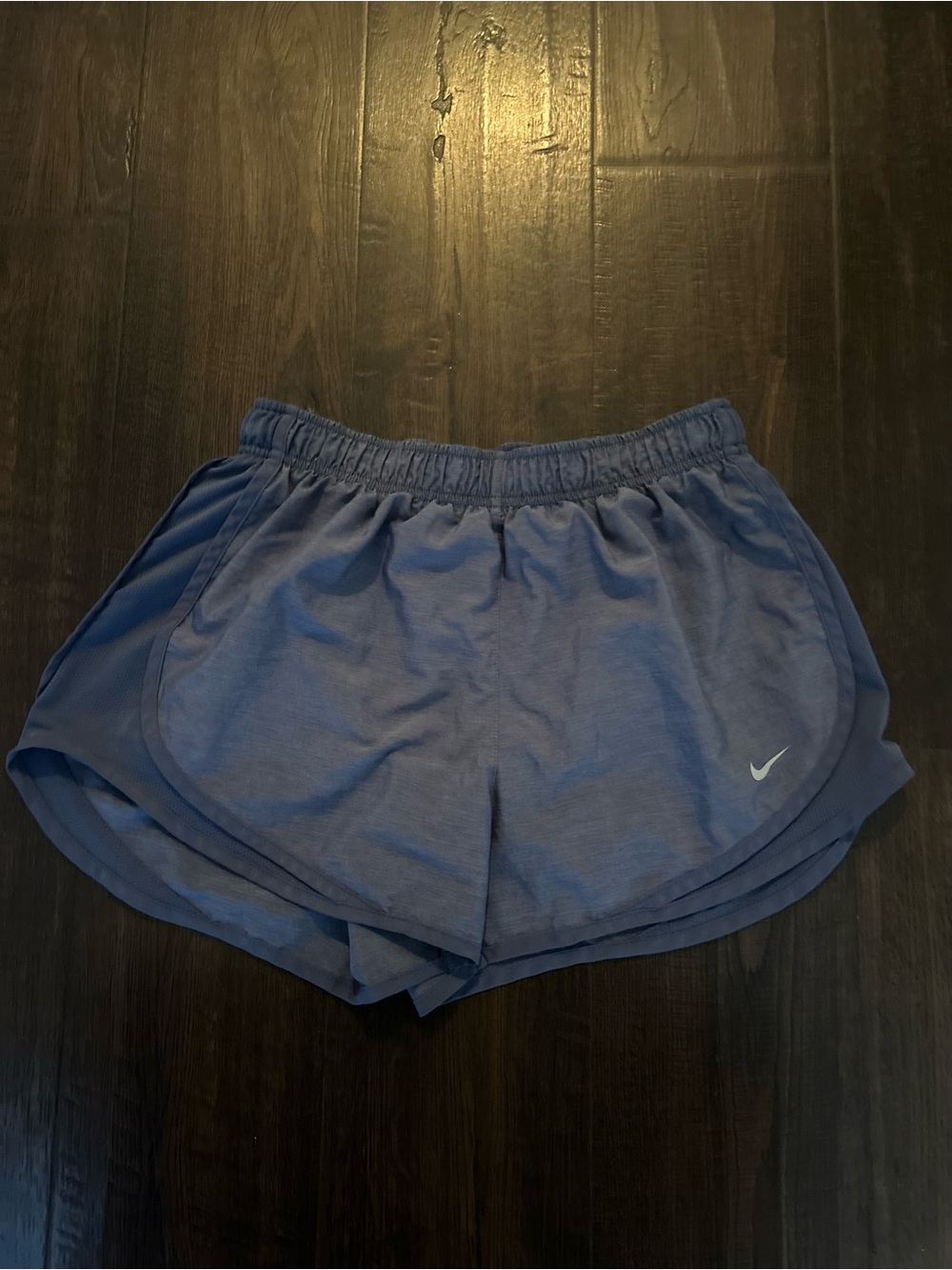 Nike Women's Light Blue Athletic Running Shorts